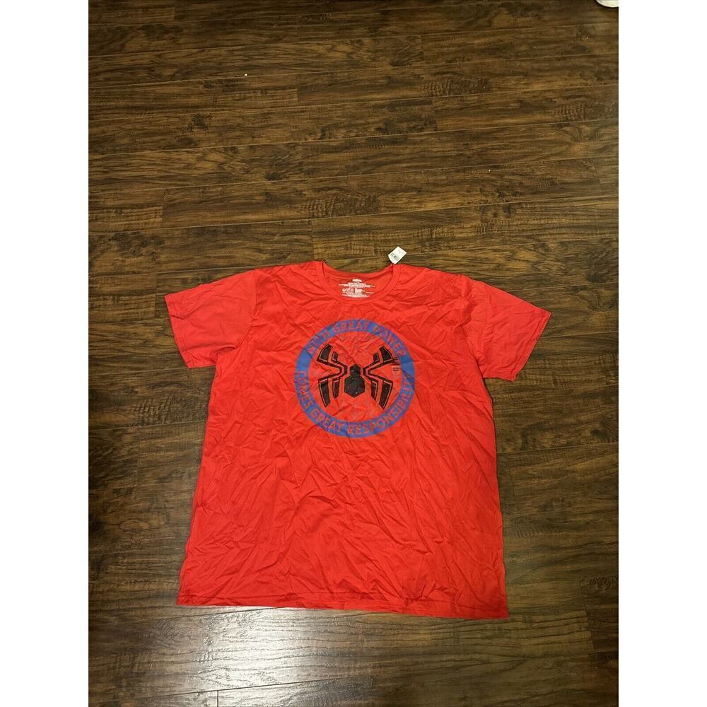 Disney Marvel Spider-Man Great Power Shirt Size XXX-Large XXXL 3XL New In Hand